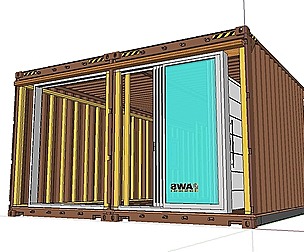City Simple Art Building-Container-082