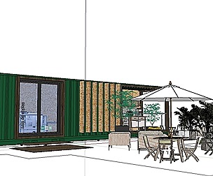 City Simple Art Building-Container-085