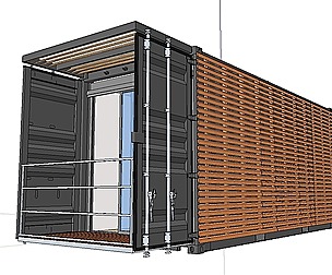 City Simple Art Building-Container-091