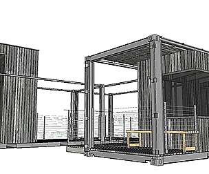 City Simple Art Building-Container-0107