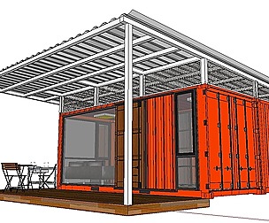 City Simple Art Building-Container-0109