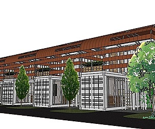 City Simple Art Building-Container-0111
