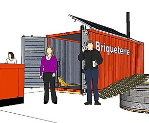 City Simple Art Building-Container-0115