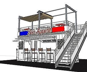 City Simple Art Building-Container-0116
