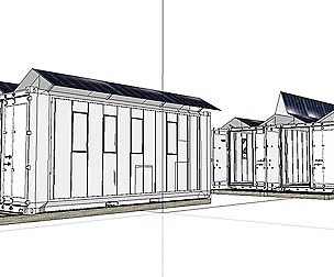 City Simple Art Building-Container-0117