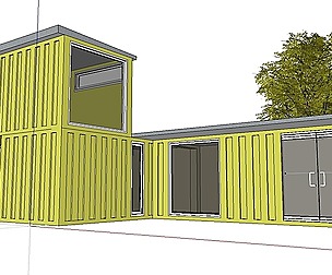 City Simple Art Building-Container-0121