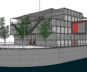 City Simple Art Building-Container-0122