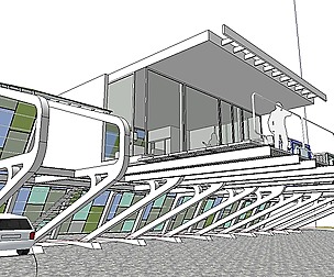 City Simple Art Building-Container-0124