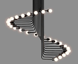 Elanis Spiral Chandelier