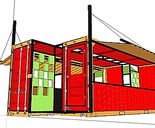 City Simple Art Building-Container-0132