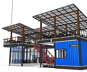 City Simple Art Building-Container-0138
