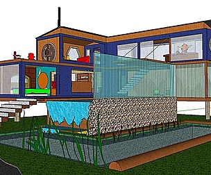 City Simple Art Building-Container-0139