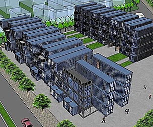 City Simple Art Building-Container-0140