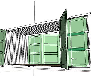 City Simple Art Building-Container-0151