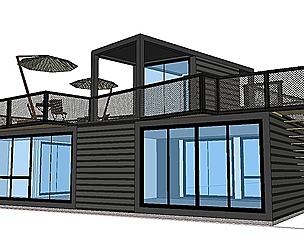 City Simple Art Building-Container-336