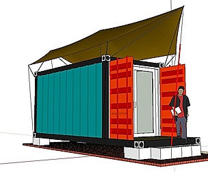 City Simple Art Building-Container-0287