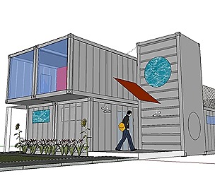 City Simple Art Building-Container-0285