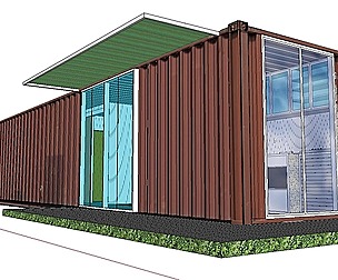 City Simple Art Building-Container-0277