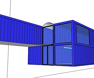 City Simple Art Building-Container-339