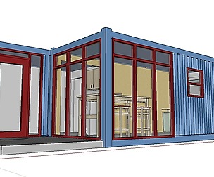 City Simple Art Building-Container-0271