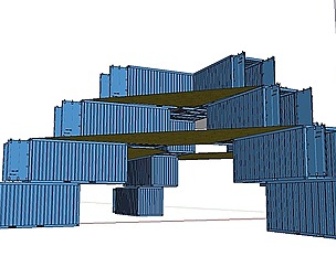City Simple Art Building-Container-0270