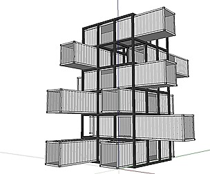 City Simple Art Building-Container-0269