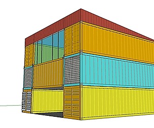 City Simple Art Building-Container-0266