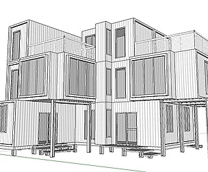 City Simple Art Building-Container-0263