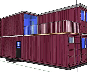 City Simple Art Building-Container-0260