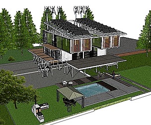 City Simple Art Building-Container-0246