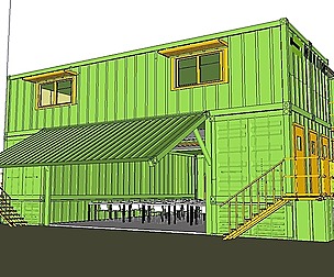 City Simple Art Building-Container-0243