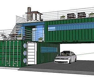 City Simple Art Building-Container-0241