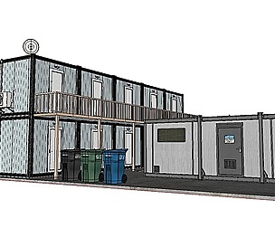 City Simple Art Building-Container-0240