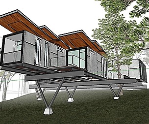 City Simple Art Building-Container-0236