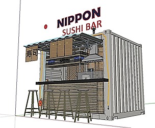 City Simple Art Building-Container-315