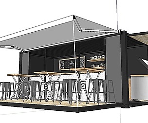 City Simple Art Building-Container-0229