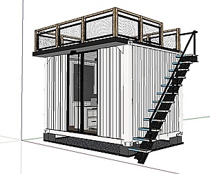 City Simple Art Building-Container-0228