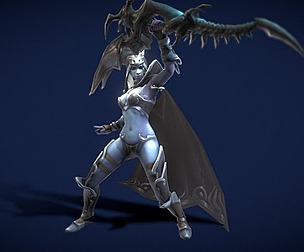 Fantasy Chess RPG Character - Dark Archer