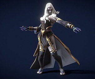 Fantasy Chess RPG Character - Electro