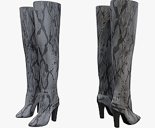 Snakeskin boots