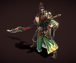 Fantasy Chess RPG Character - Guanyu