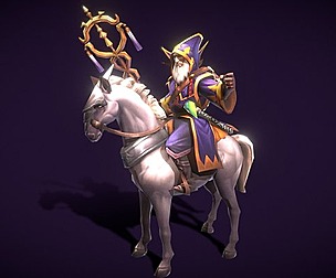 Fantasy Chess RPG Character - Merlin