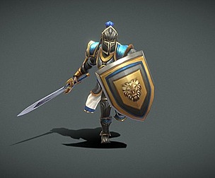 Fantasy Chess RPG Character - Guardmob