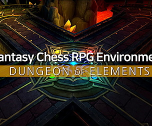 Fantasy Chess RPG Environment - Elements Dungeon