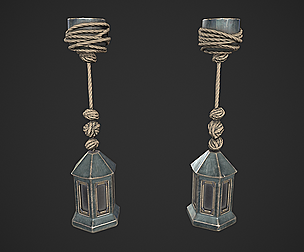 Hanging Medieval Lamp