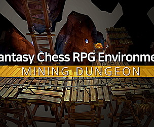 Fantasy Chess RPG Environment - Mining Dungeon