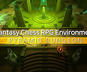 Fantasy Chess RPG Environment - Pyramid Dungeon