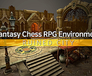 Fantasy Chess RPG Environment - Ruined City