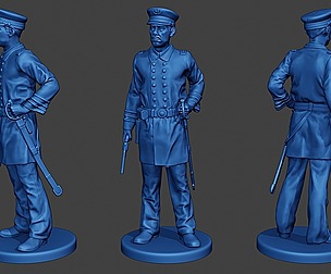 American Naval Officer Std Civil War Union ACWUS1