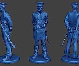 American Naval Officer Std2 Civil War Union ACWUS1